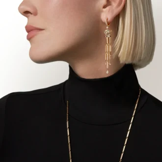 Boucles d&rsquo;oreilles Panthère de Cartier, pavées