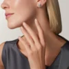 Boucles d&rsquo;oreilles Panthère de Cartier, pavées