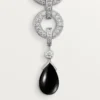 Boucles d&rsquo;oreilles Panthère de Cartier, pavées
