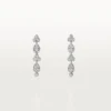 Boucles d&rsquo;oreilles Pluie de Cartier – Or blanc, diamants – Cartier