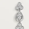 Boucles d&rsquo;oreilles Pluie de Cartier – Or blanc, diamants – Cartier