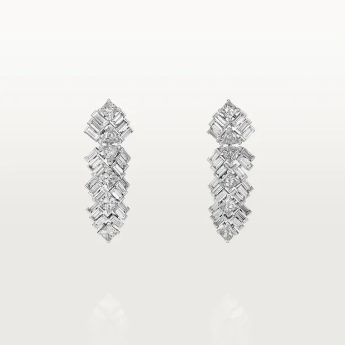 Boucles d&rsquo;oreilles Reflection De Cartier, diamants