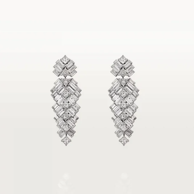 Boucles d&rsquo;oreilles Reflection De Cartier, diamants