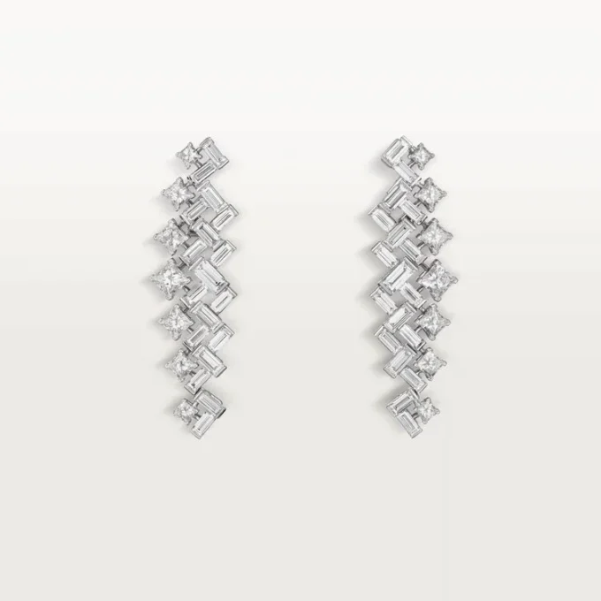 Boucles d&rsquo;oreilles Reflection De Cartier, diamants