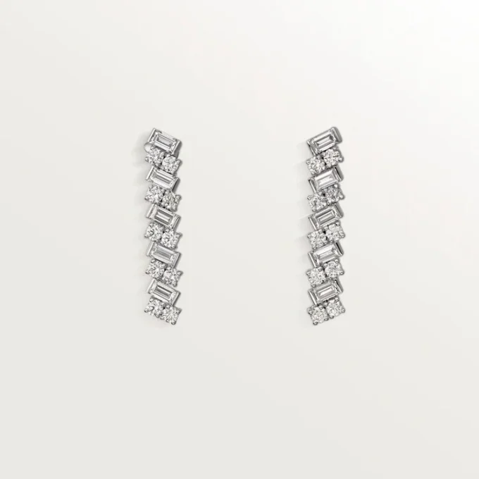 Boucles d&rsquo;oreilles Reflection De Cartier, diamants