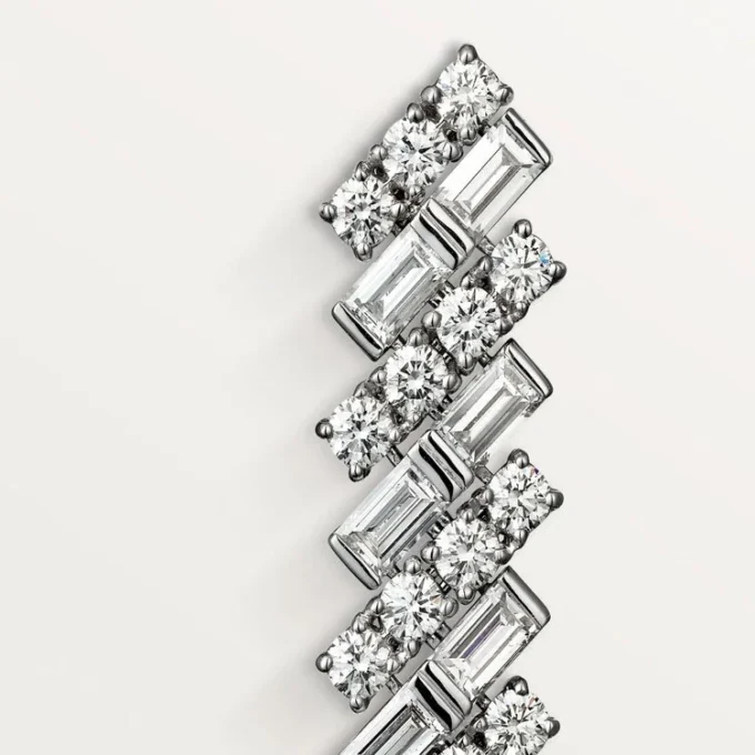 Boucles d&rsquo;oreilles Reflection De Cartier, diamants