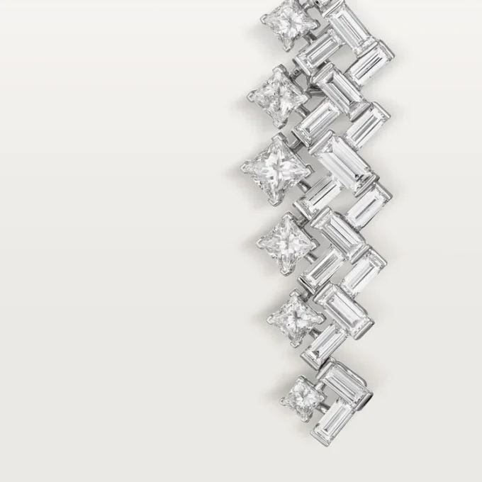 Boucles d&rsquo;oreilles Reflection De Cartier, diamants