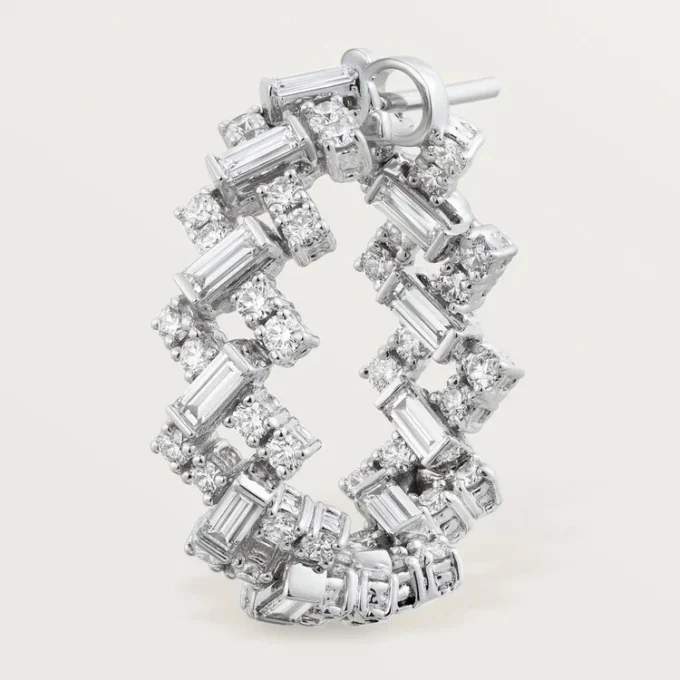 Boucles d&rsquo;oreilles Reflection De Cartier, diamants