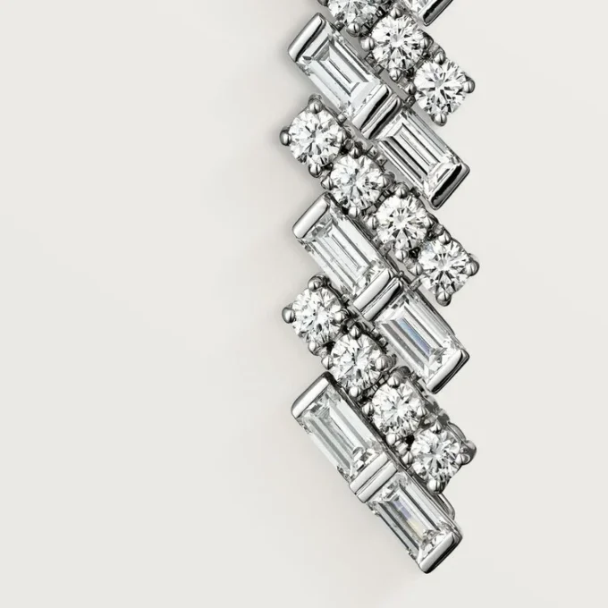 Boucles d&rsquo;oreilles Reflection De Cartier, diamants