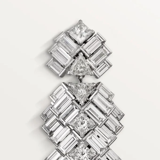 Boucles d&rsquo;oreilles Reflection De Cartier, diamants