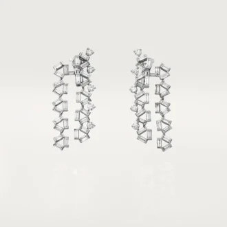 Boucles d&rsquo;oreilles Reflection De Cartier – Or blanc, diamants – Cartier