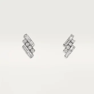 Boucles d&rsquo;oreilles Reflection De Cartier – Or blanc, diamants – Cartier