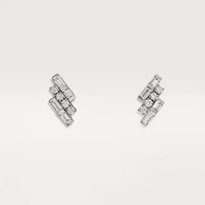 Boucles d&rsquo;oreilles Reflection De Cartier – Or blanc, diamants – Cartier