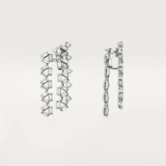 Boucles d&rsquo;oreilles Reflection De Cartier – Or blanc, diamants – Cartier