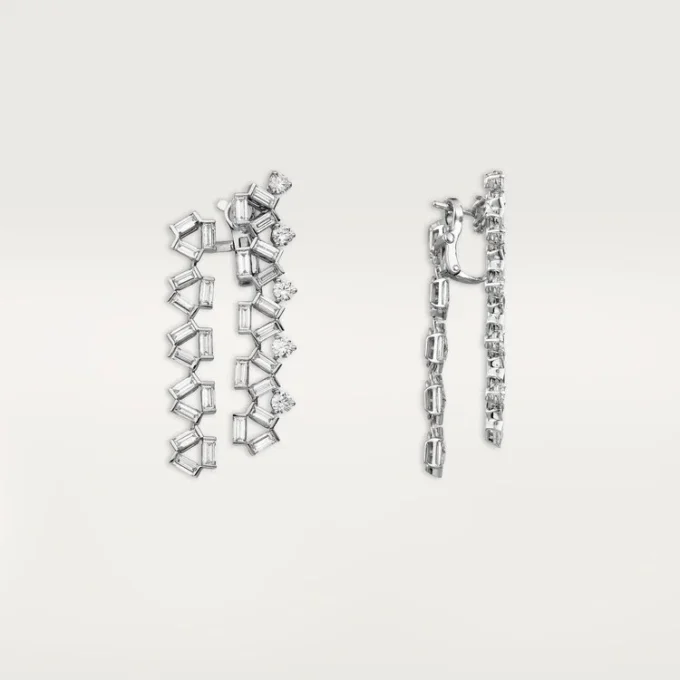 Boucles d&rsquo;oreilles Reflection De Cartier – Or blanc, diamants – Cartier