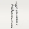 Boucles d&rsquo;oreilles Reflection De Cartier – Or blanc, diamants – Cartier