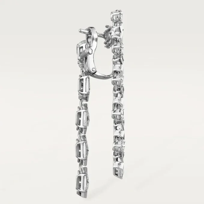 Boucles d&rsquo;oreilles Reflection De Cartier – Or blanc, diamants – Cartier