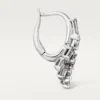 Boucles d&rsquo;oreilles Reflection De Cartier – Or blanc, diamants – Cartier