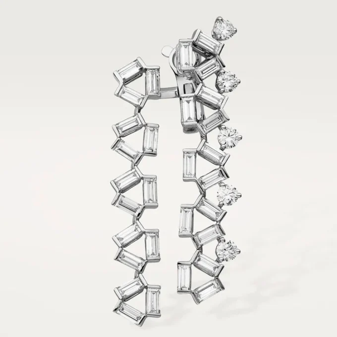 Boucles d&rsquo;oreilles Reflection De Cartier – Or blanc, diamants – Cartier