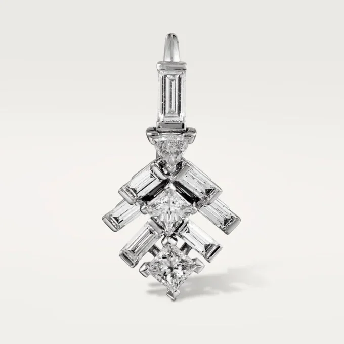 Boucles d&rsquo;oreilles Reflection De Cartier – Or blanc, diamants – Cartier