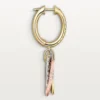 Boucles d&rsquo;oreilles Trinity, demi-sertissage
