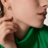 Boucles d&rsquo;oreilles Trinity, diamants taille brillant