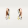 Boucles d&rsquo;oreilles Trinity en or tricolore | Cartier US