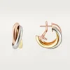 Boucles d&rsquo;oreilles Trinity en or tricolore | Cartier US