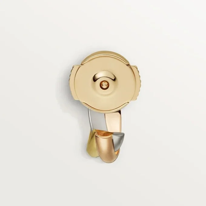 Boucles d&rsquo;oreilles Trinity – Or blanc, or jaune, or rose – Cartier