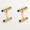Boutons de manchette avec motif de ressort Boutons de manchette avec motif de ressort