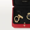 Boutons de manchette Panthère de Cartier – Or jaune, onyx, tsavorites et laque noire – Cartier Boutons de manchette Panthère de Cartier – Or jaune, onyx, tsavorites et laque noire – Cartier