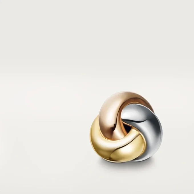 Boutons de manchette Trinity – Or jaune, rose et blanc – Cartier Boutons de manchette Trinity – Or jaune, rose et blanc – Cartier