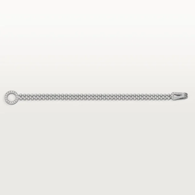 Bracelet Agrafe, diamants taille brillant, pavé