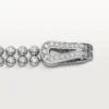 Bracelet Agrafe, diamants taille brillant, pavé