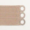 Bracelet Agrafe, modèle moyen, demi-sertissage Bracelet Agrafe, modèle moyen, demi-sertissage