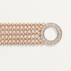 Bracelet Agrafe, petit modèle, demi-sertissage Bracelet Agrafe, petit modèle, demi-sertissage
