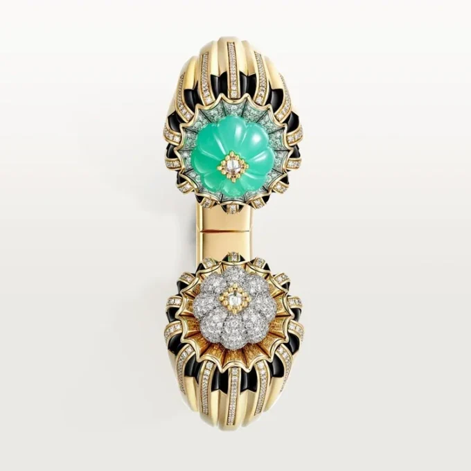 Bracelet Cartier Libre Tuttitutti, chrysoprase, diamants