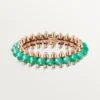 Bracelet Clash de Cartier, chrysoprase, modèle extra-large
