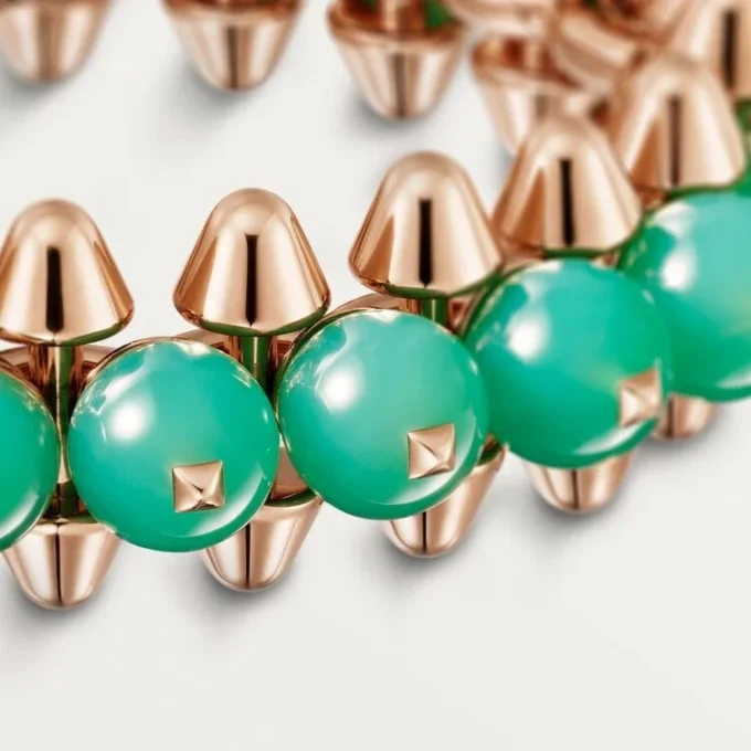 Bracelet Clash de Cartier, chrysoprase, modèle extra-large