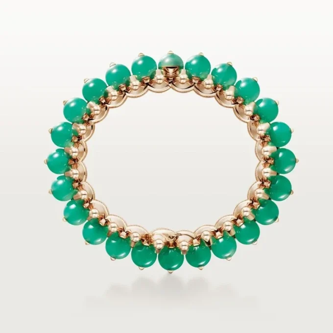 Bracelet Clash de Cartier, chrysoprase, modèle extra-large