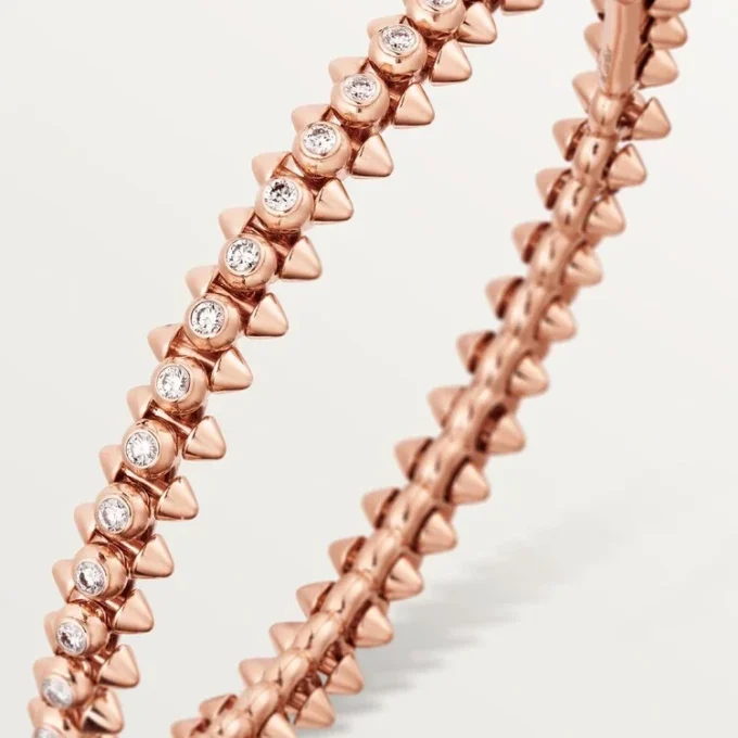 Bracelet Clash de Cartier, modèle moyen, diamants