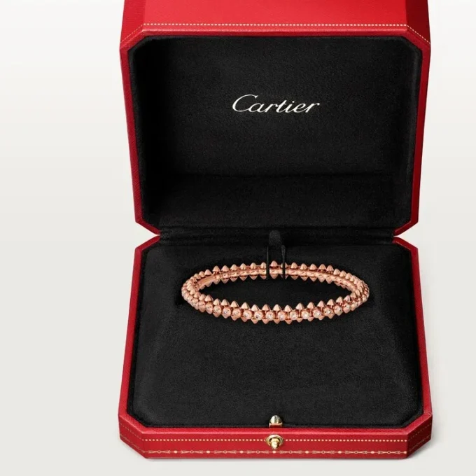 Bracelet Clash de Cartier, modèle moyen, diamants