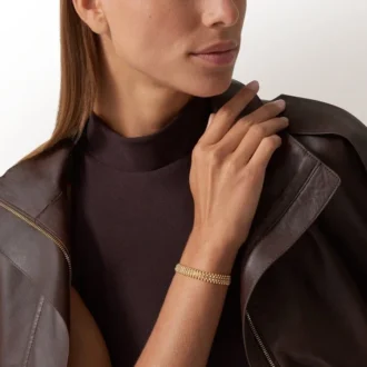 Bracelet Clash de Cartier, souple, double rangée