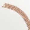 Bracelet Clash de Cartier, souple, double rangée, pavé