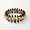 Bracelet Clash de Cartier, souple, modèle extra-large, onyx