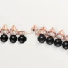 Bracelet Clash de Cartier, souple, onyx, modèle extra-large, diamants