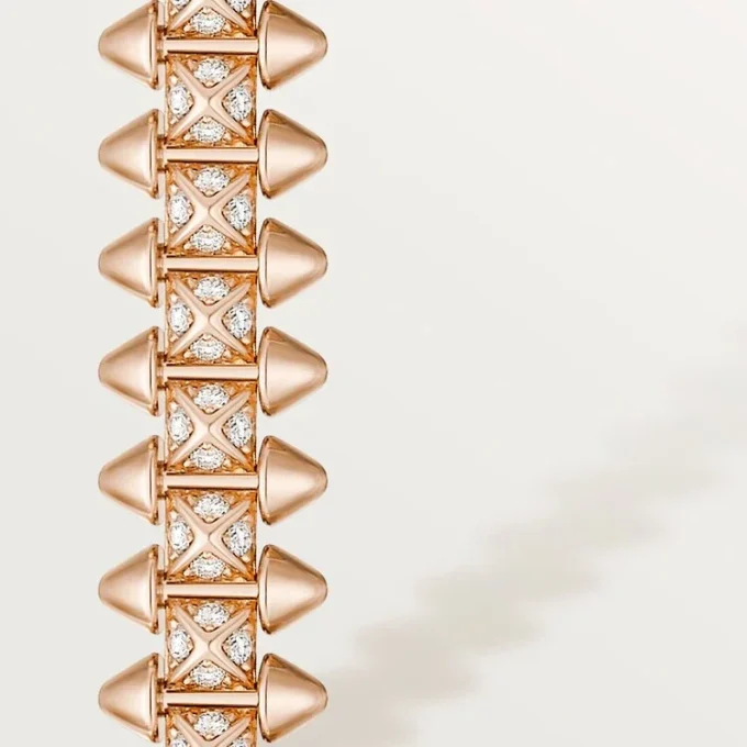Bracelet Clash de Cartier, souple, petit modèle, pavé Bracelet Clash de Cartier, souple, petit modèle, pavé