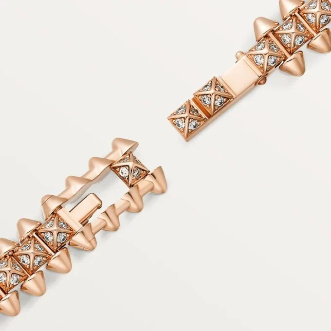 Bracelet Clash de Cartier, souple, petit modèle, pavé Bracelet Clash de Cartier, souple, petit modèle, pavé
