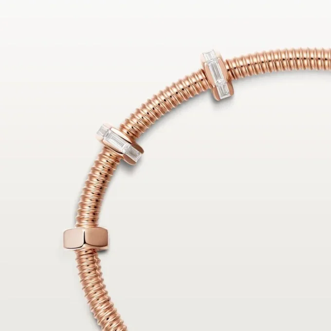 Bracelet Écrou de Cartier, diamants