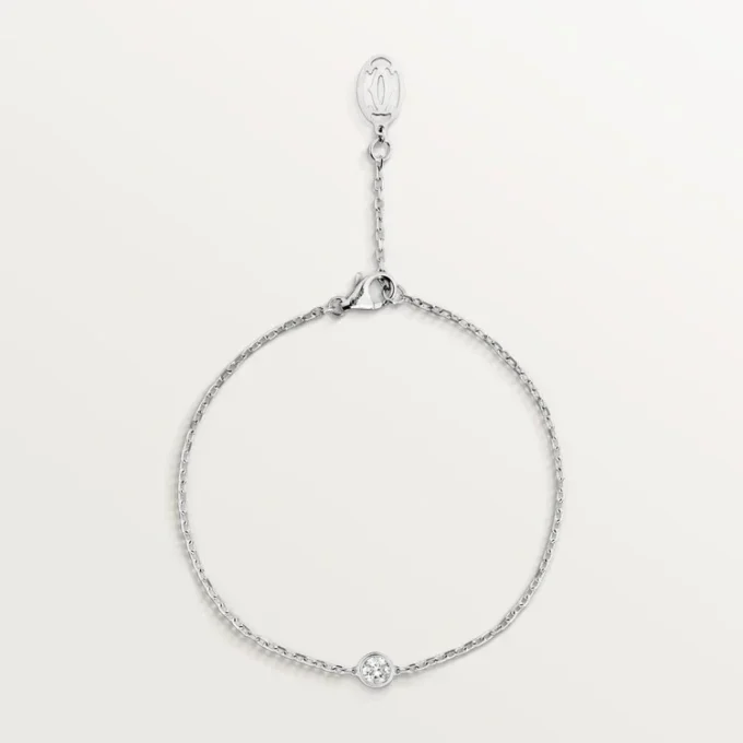 Bracelet Diamants Légers, SM – Or blanc, diamant – Cartier